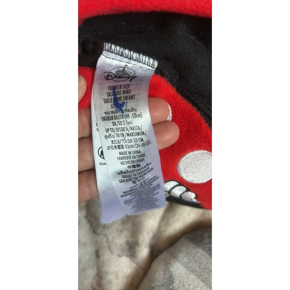Disney Mickey/Minnie Mouse Toddler Beanie Hat Set